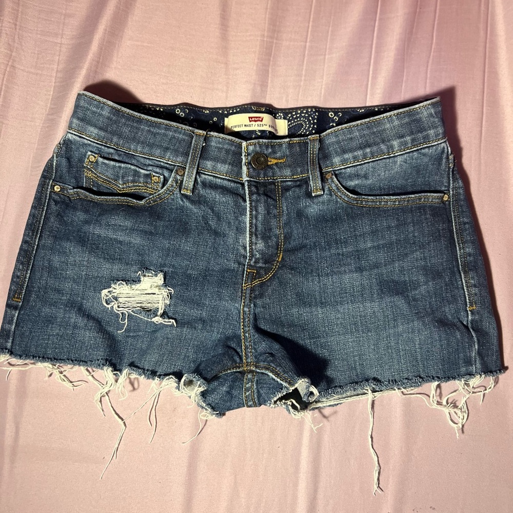 Levi's Blue Denim Shorts